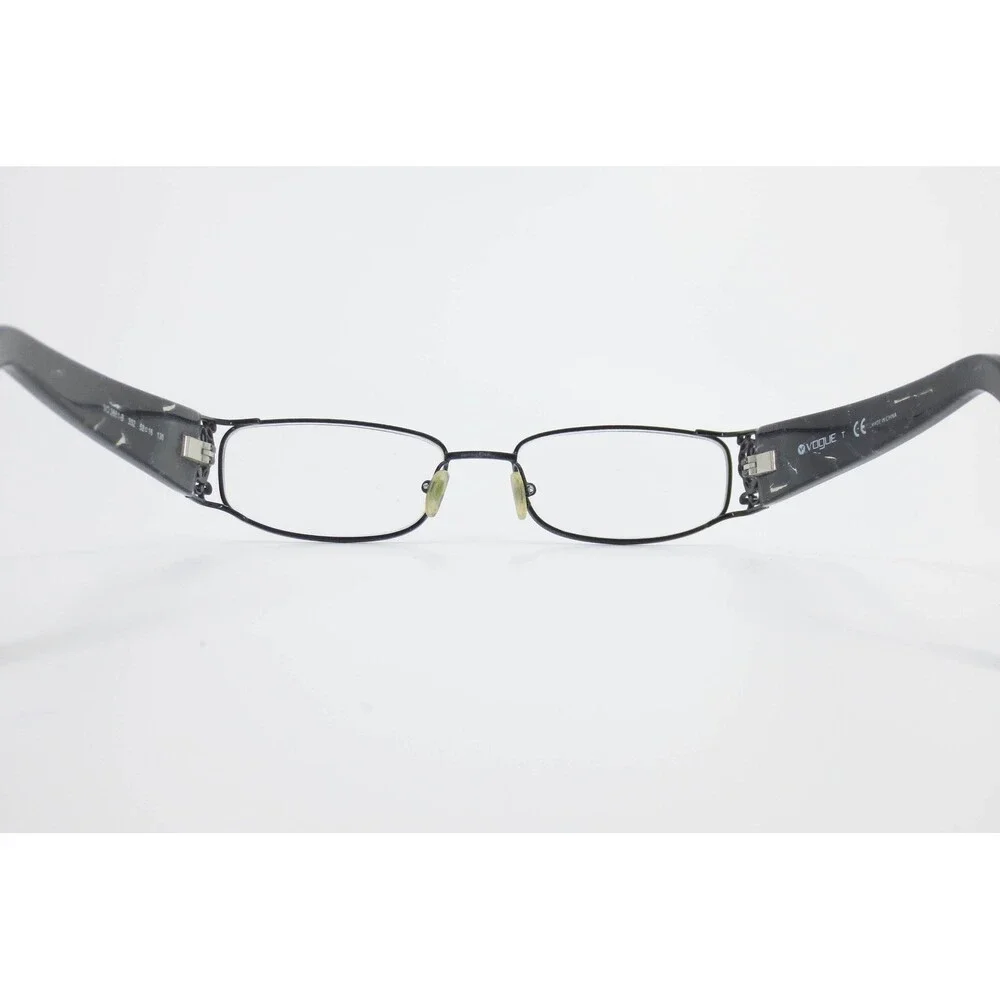 Vogue VO 3661-B 352 Black White Pattern Rectangular Eyeglasses Frames 52-16-130